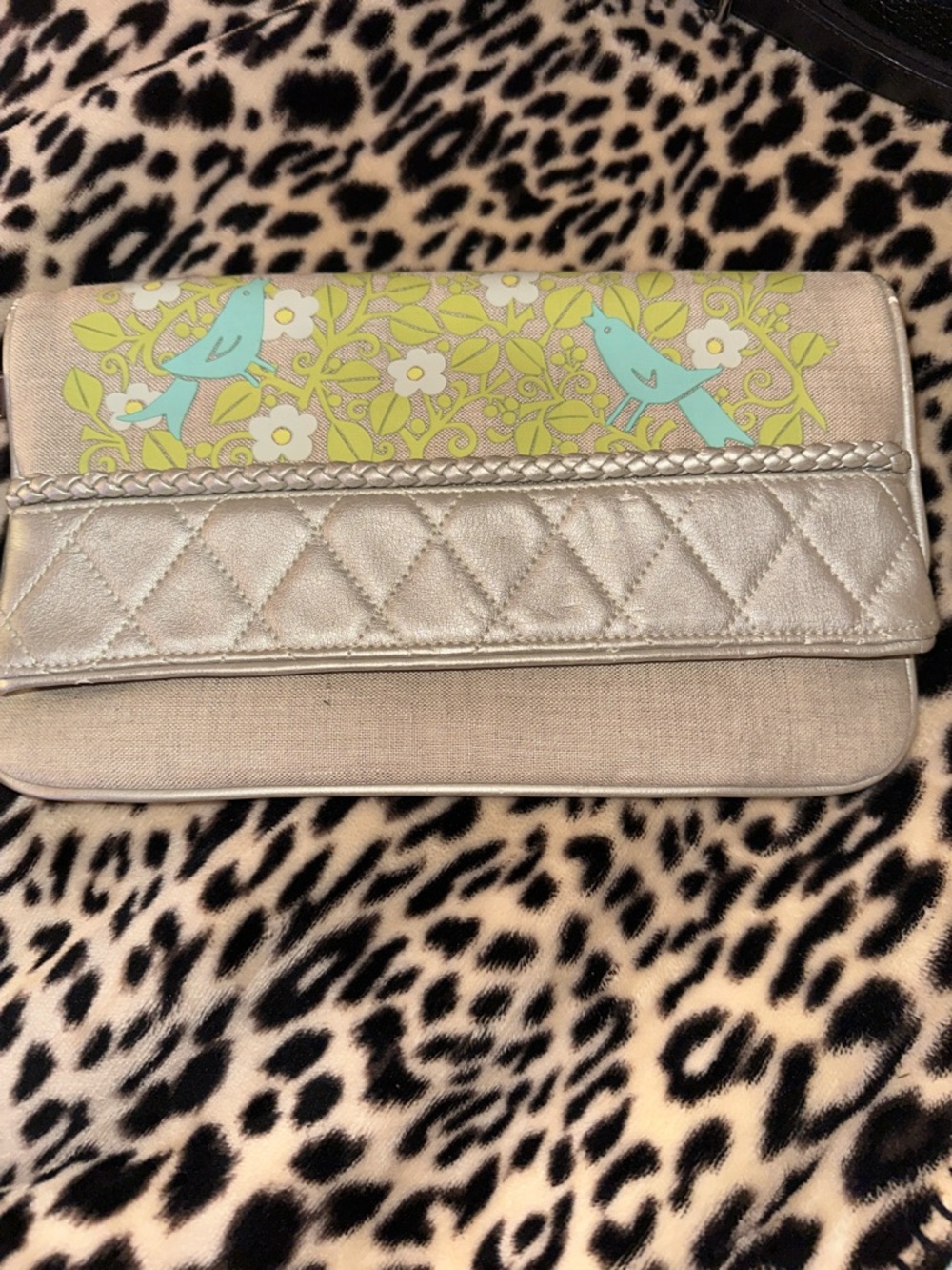 Vera Bradley wristlet clutch birds